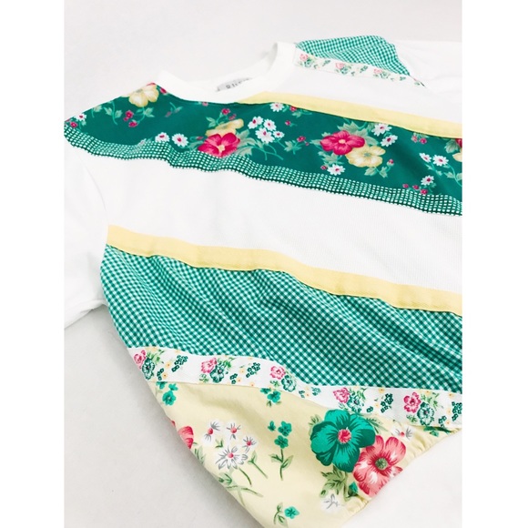 Vintage 💫 Patterned Patchwork Top - Picture 12 of 13